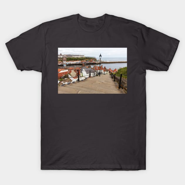 Whitby, 199 Steps T-Shirt by tommysphotos